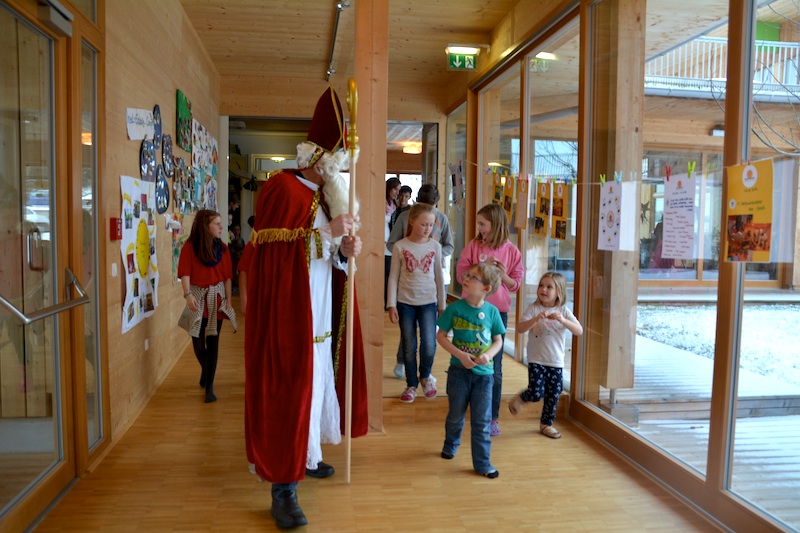 Sonneninsel Seekirchen Weihnachtswerkstatt: Nikolaus zu Besuch.