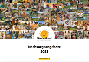 Cover Nachsorgeangebote 2023, Sonneninsel Seekirchen
